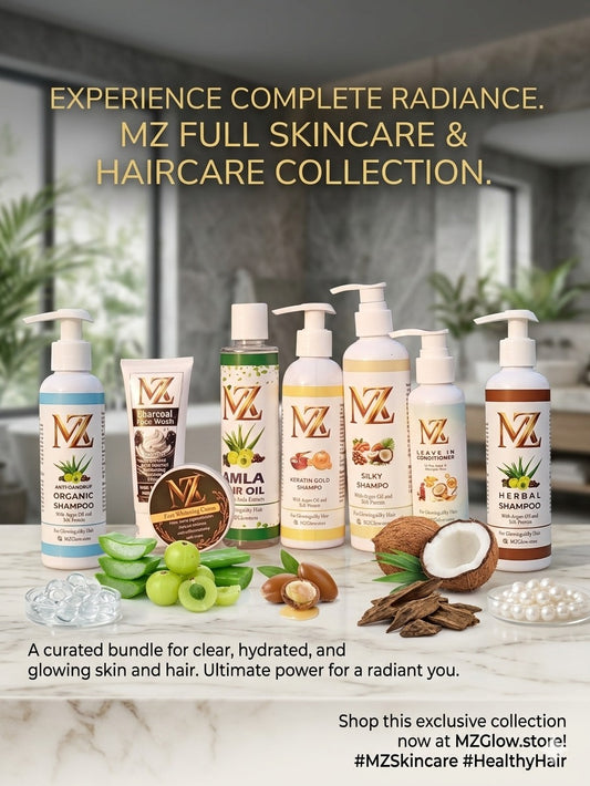 MZ Glow Premium All-In-One Beauty & Hair Care Essentials Pack